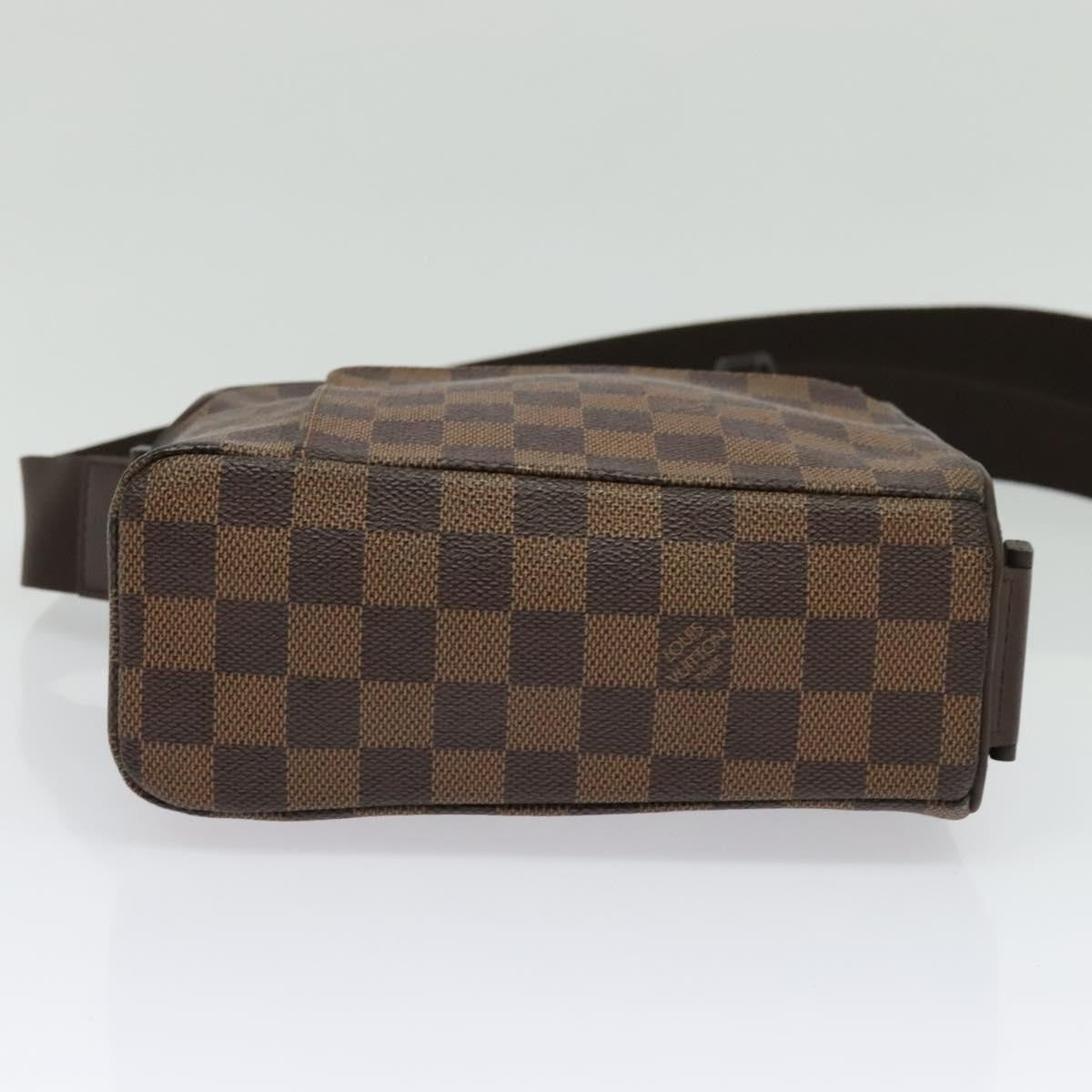 Louis Vuitton Olav Handbag Damier, BROWN, CANVAS, Shoulder bag
