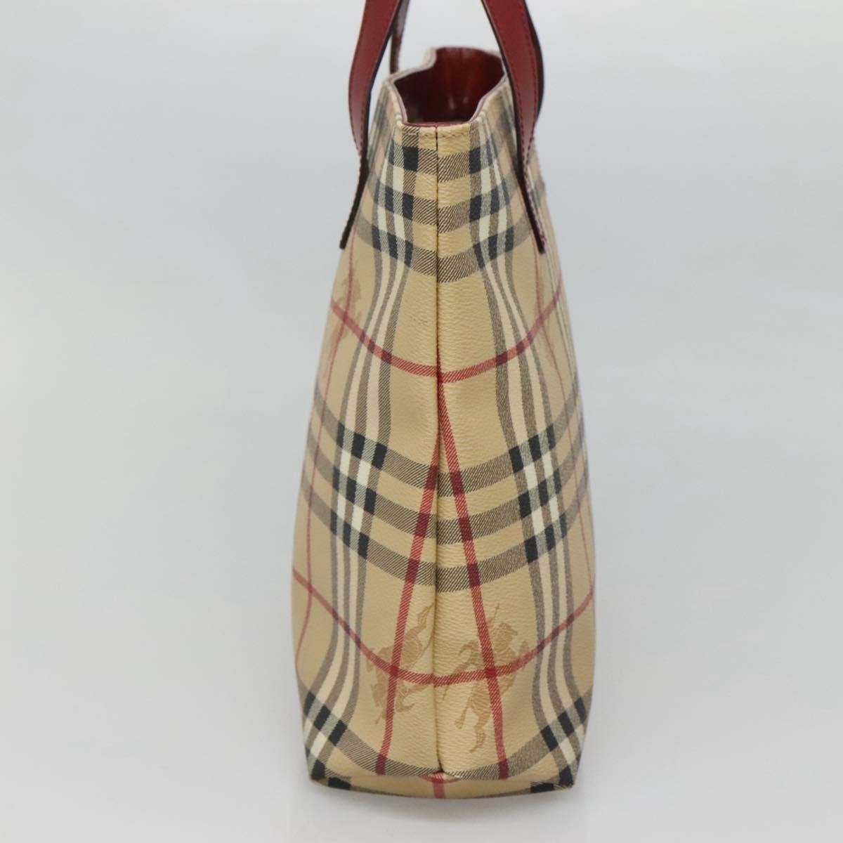 Burberry Nova Check Tote Canvas and Leather, BEIGE, CANVAS, Tote bag