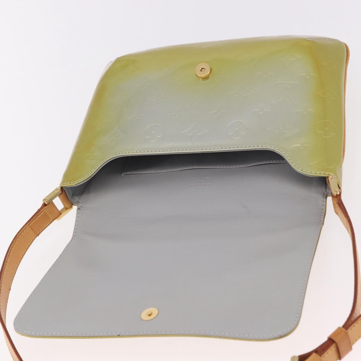 Louis Vuitton Thompson Street Handbag Monogram Vernis, Gray, Patent Leather, Shoulder Bag