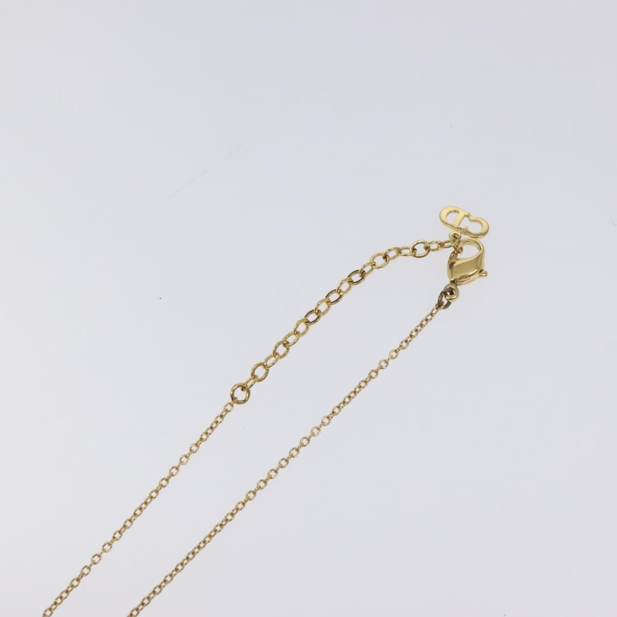 Christian Dior CD Heart Necklace Metal, GOLD, METAL, Necklace