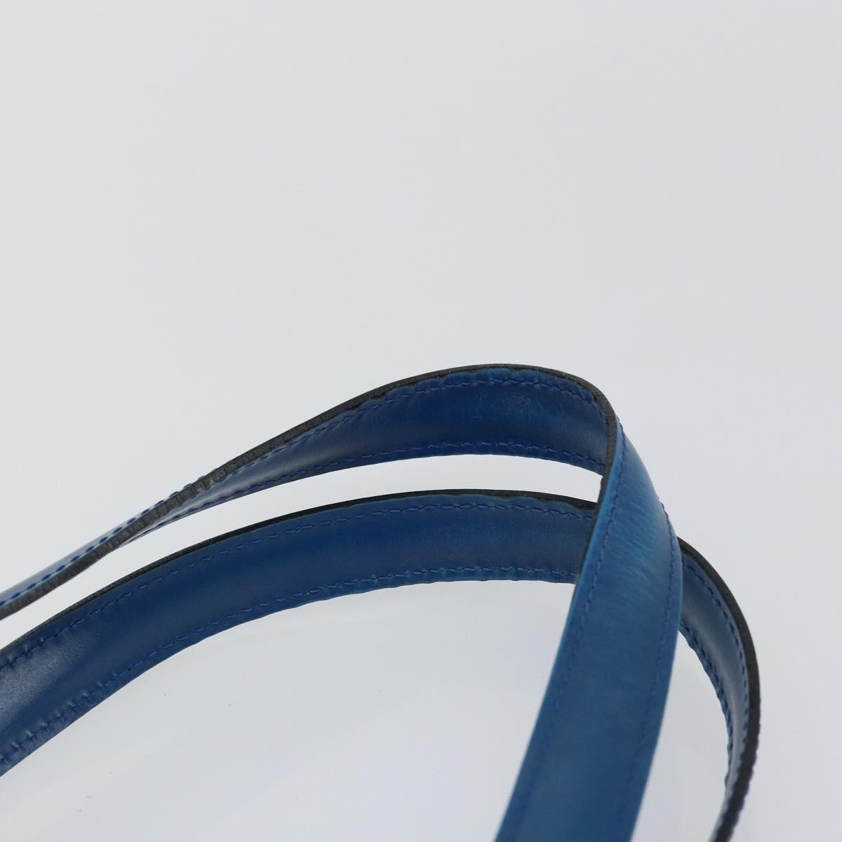 Louis Vuitton Saint Jacques Handbag Epi Leather, BLUE, LEATHER, Handbag