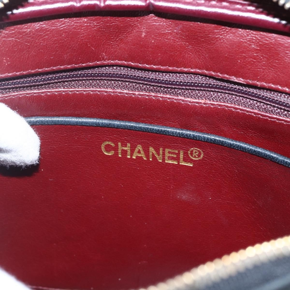Chanel Vintage Camera Bag Quilted Leather, BLACK, LEATHER, Shoulder bag