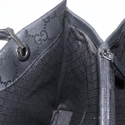 Gucci Bamboo tote bag Canvas, BLACK, CANVAS, Tote bag