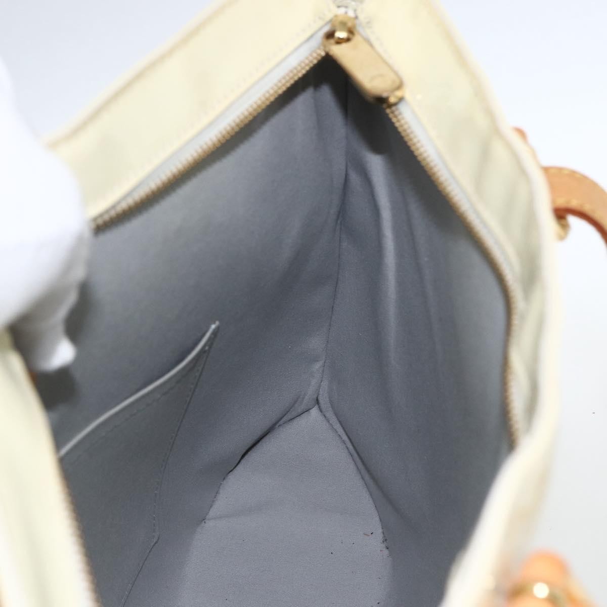 Louis Vuitton Brentwood Handbag Monogram Vernis, BEIGE, PATENT_LEATHER, Tote bag