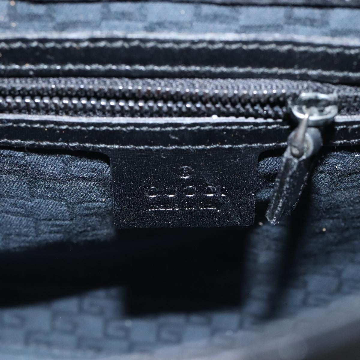 Gucci Vintage Shoulder Bag Leather, BLACK, LEATHER, Shoulder bag