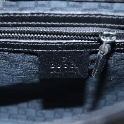 Gucci Vintage Shoulder Bag Leather, BLACK, LEATHER, Shoulder bag