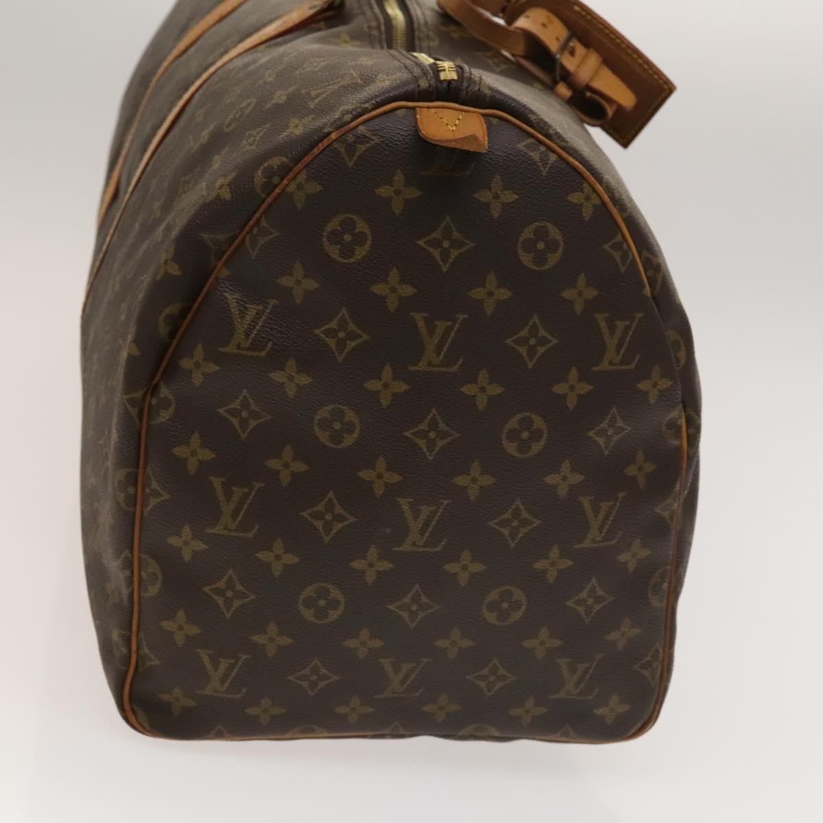 Louis Vuitton Keepall Bag Monogram Canvas, BROWN, CANVAS, Travel bag