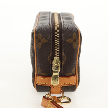 Louis Vuitton Wapity Trousse Pouch Monogram Canvas, BROWN, CANVAS, Clutche & pouche