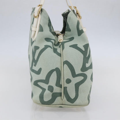 Louis Vuitton Tahitienne Cabas Canvas, GREEN, CANVAS, Tote bag