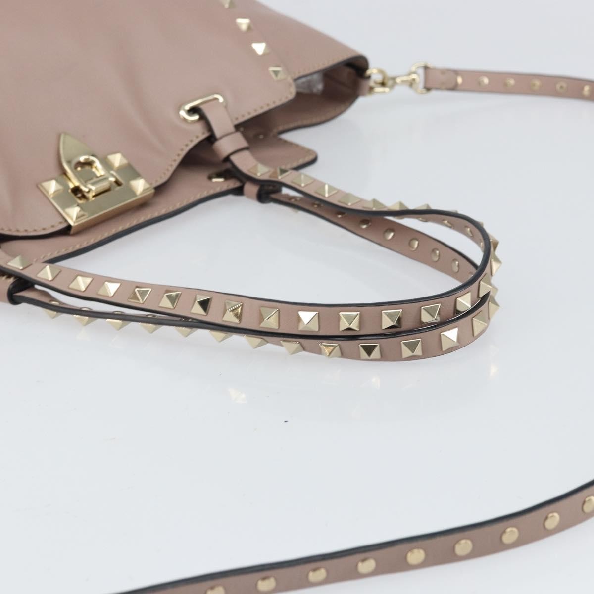 Valentino Garavani Rockstud Tote Soft Leather, PINK, LEATHER, Tote bag