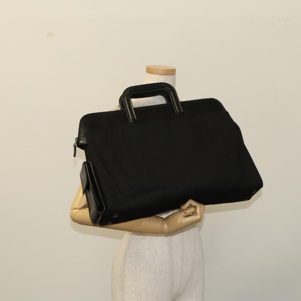 Gucci Vintage Handbag Nylon, BLACK, NYLON, Handbag
