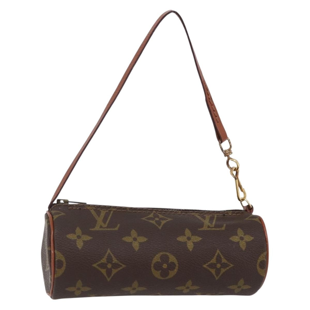 Louis Vuitton Papillon Pochette Monogram Canvas, BROWN, CANVAS, Handbag