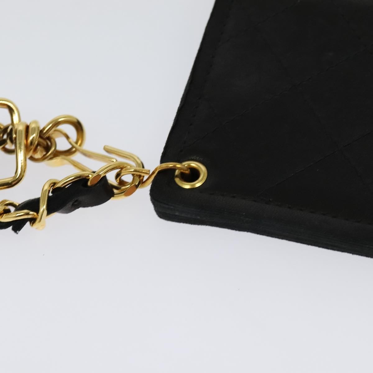 Chanel Classic Card Holder on Chain Wristlet Leather, BLACK, LEATHER, Wallets