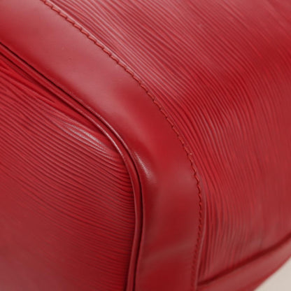 Louis Vuitton Petit Noe Handbag Epi Leather, Red, Leather, Shoulder Bag