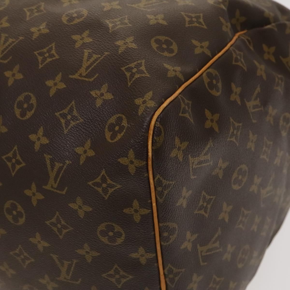 Louis Vuitton Keepall Bag Monogram Canvas, BROWN, CANVAS, Travel bag