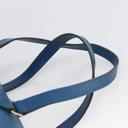Louis Vuitton Soufflot Handbag Epi Leather, BLUE, LEATHER, Shoulder bag