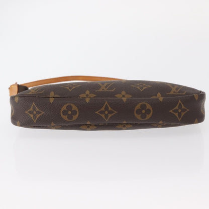 Louis Vuitton Pochette Accessoires Monogram Canvas, BROWN, CANVAS, Clutche & pouche
