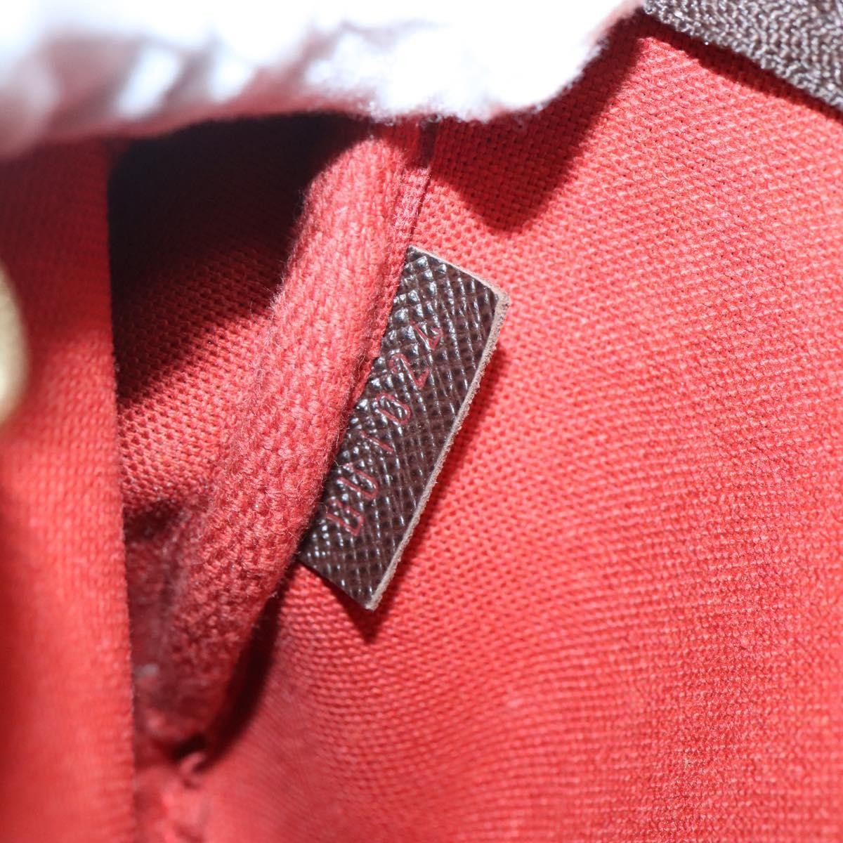 Louis Vuitton Pochette Accessoires Damier, BROWN, CANVAS, Clutche & pouche