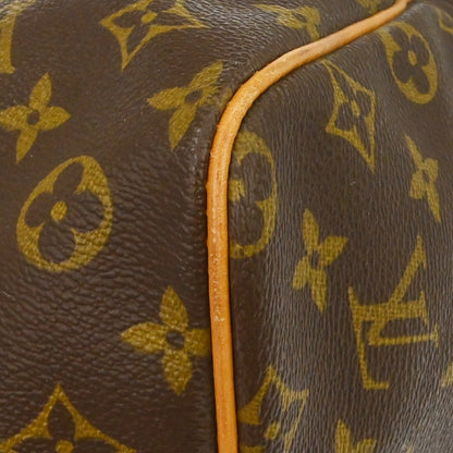 Louis Vuitton Keepall Bag Monogram Canvas, Brown, Canvas, Travel Bag