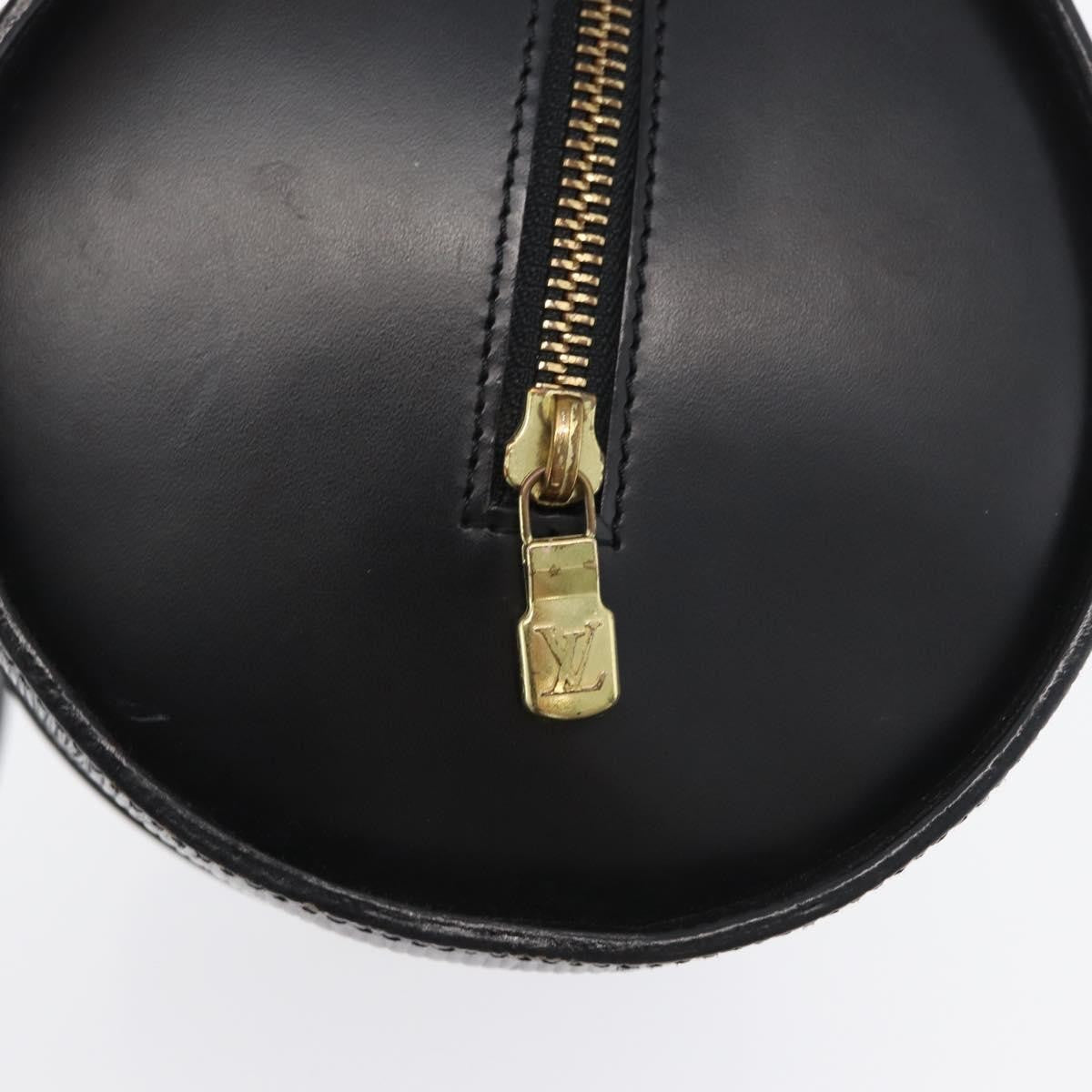 Louis Vuitton Soufflot Handbag Epi Leather, BLACK, LEATHER, Handbag