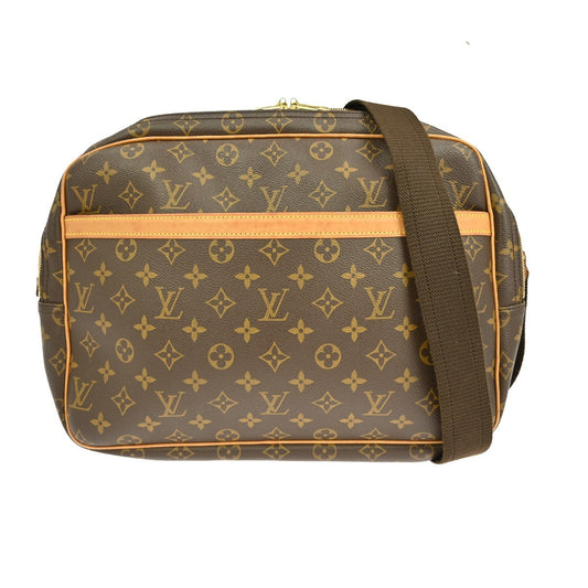 Louis Vuitton Reporter Bag Monogram Canvas, BROWN, CANVAS, Shoulder bag