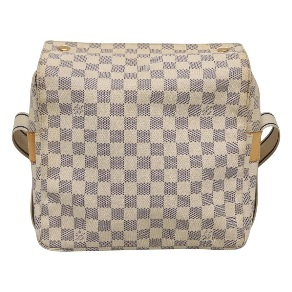 Louis Vuitton Naviglio Handbag Damier, WHITE, CANVAS, Shoulder bag
