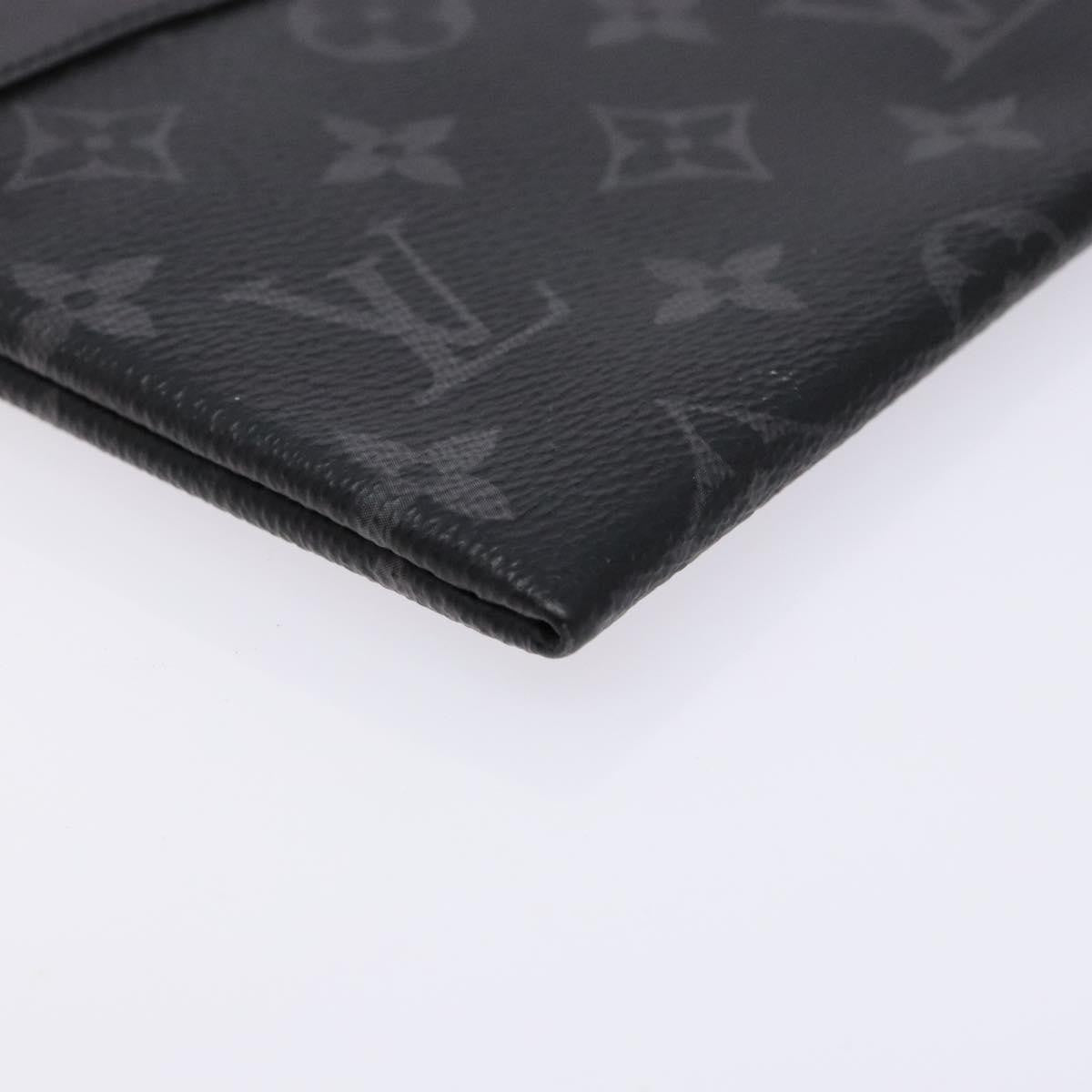 Louis Vuitton Discovery Pochette Monogram Eclipse Canvas, BLACK, CANVAS, Clutche & pouche