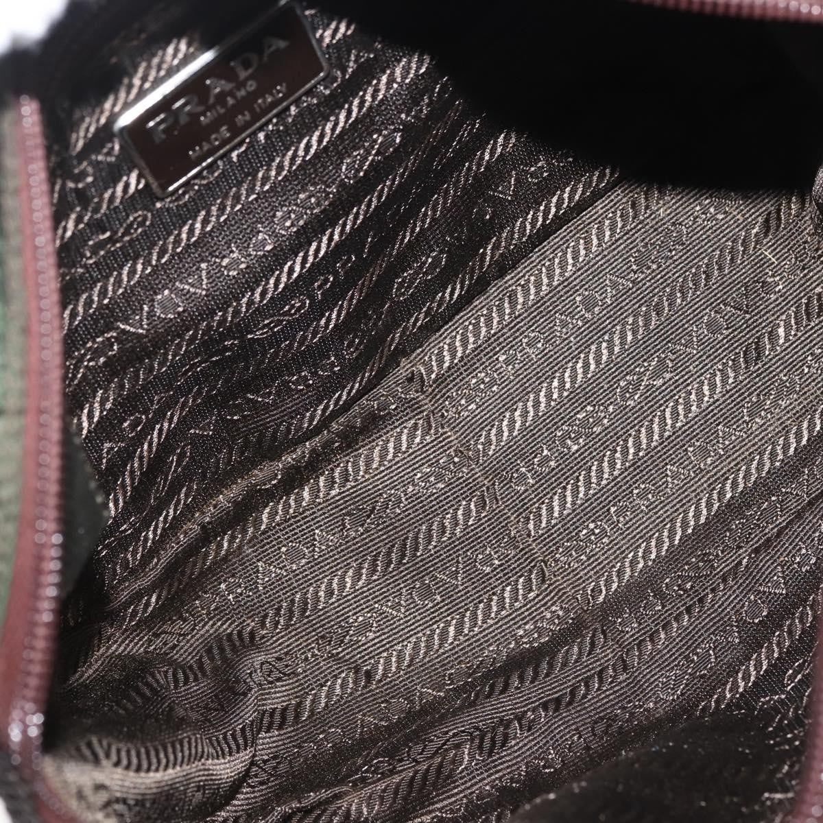 Prada Vintage Handbag Tessuto, Khaki, Nylon, Handbag