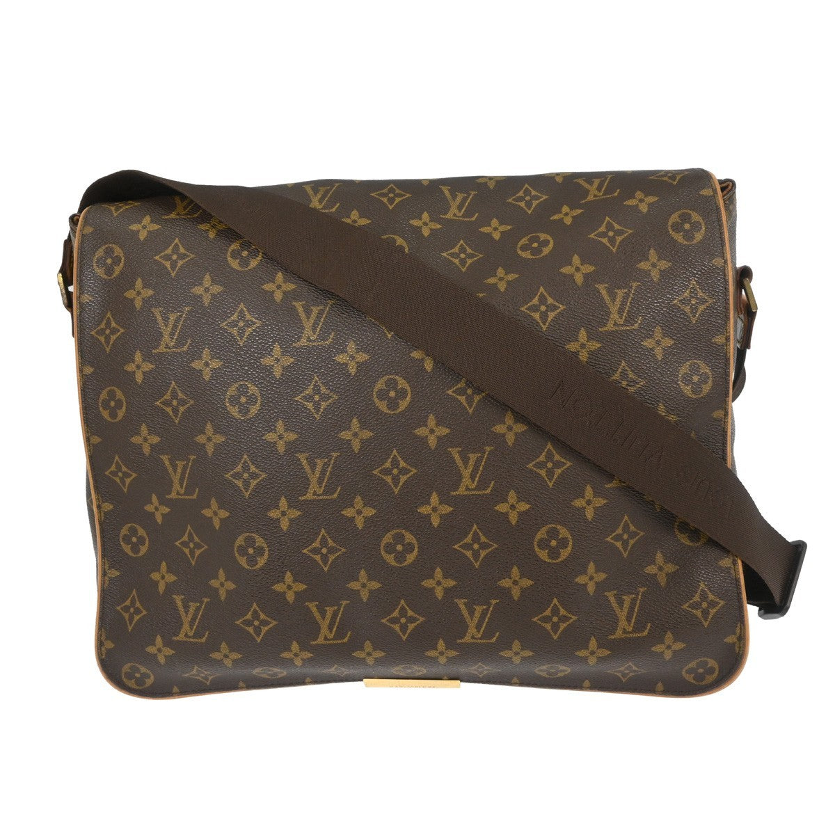 Louis Vuitton Abbesses Messenger Bag Monogram Canvas, BROWN, CANVAS, Shoulder bag