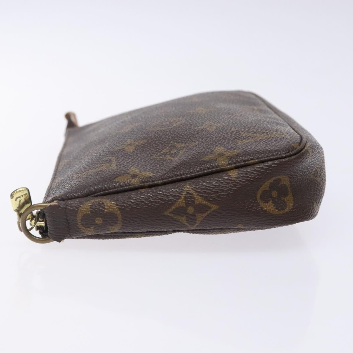Louis Vuitton Pochette Accessoires Monogram Canvas, BROWN, CANVAS, Clutche & pouche