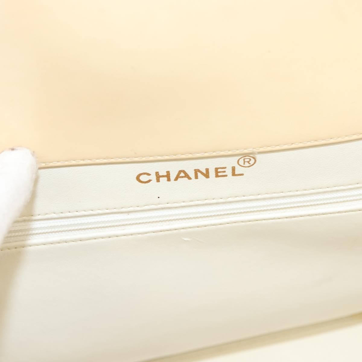 Chanel Grand Shopping Tote Quilted Patent, BEIGE, PATENT_LEATHER, Tote bag