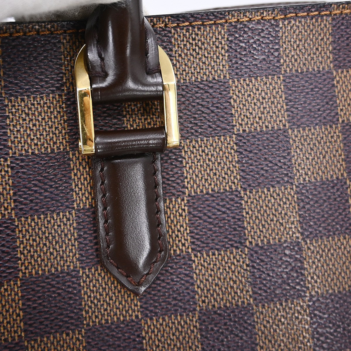 Louis Vuitton Triana Bag Damier, BROWN, CANVAS, Handbag