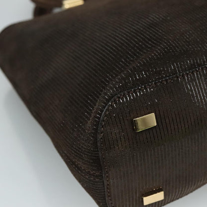 Celine Handbag Suede, BROWN, SUEDE, Handbag