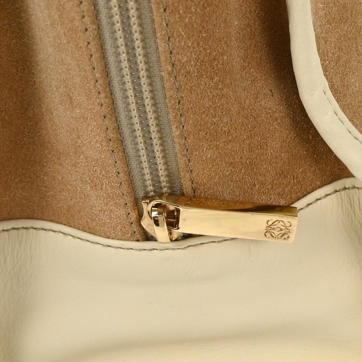 Loewe Amazona Bag Suede, BEIGE, SUEDE, Handbag
