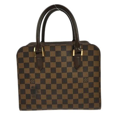 Louis Vuitton Brera Handbag Damier, BROWN, CANVAS, Handbag