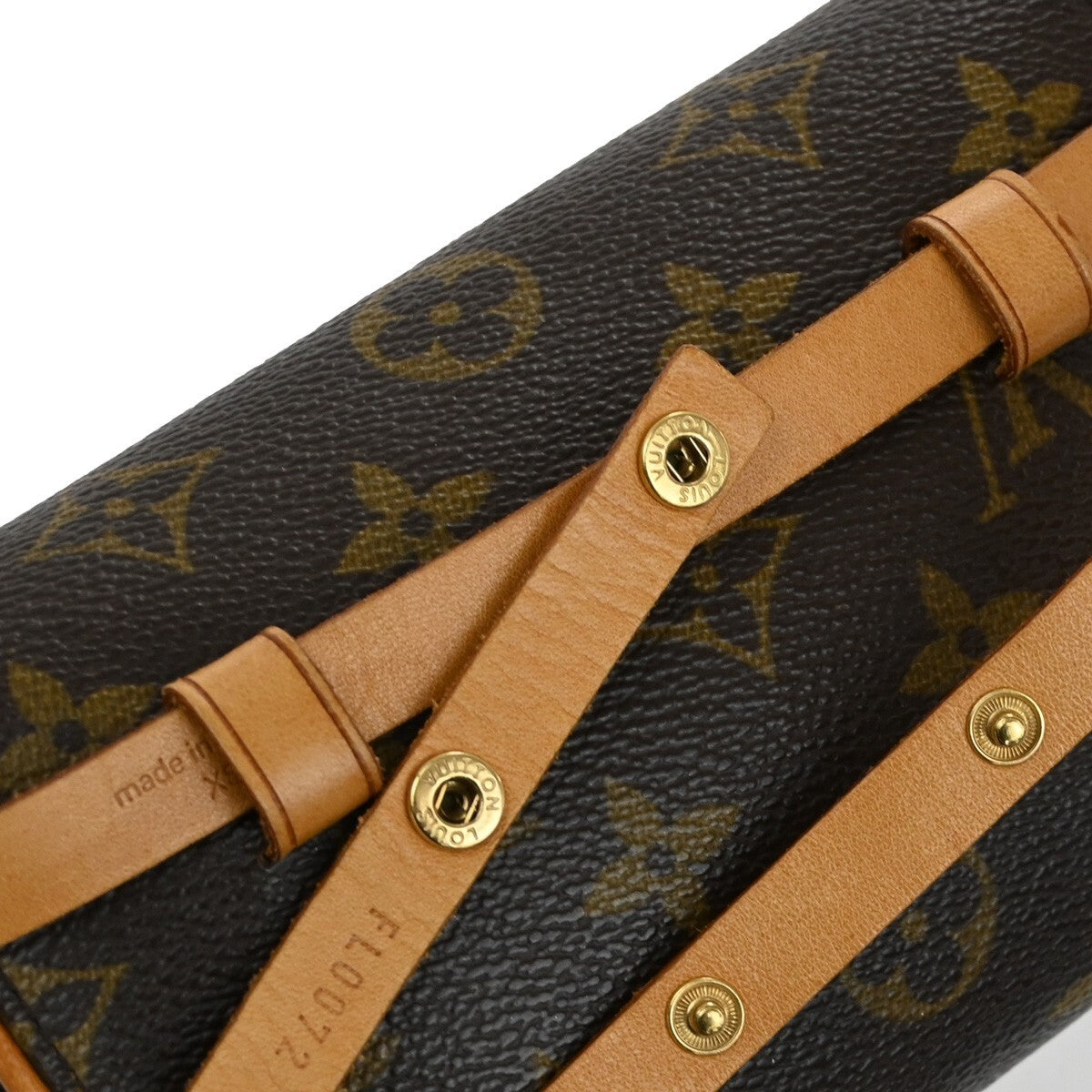 Louis Vuitton Florentine Waist Bag Monogram Canvas, BROWN, CANVAS, Crossbody bag