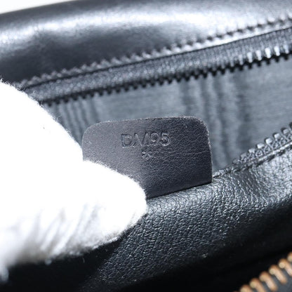 Celine Clutch Bag Leather, BLACK, LEATHER, Clutche & pouche
