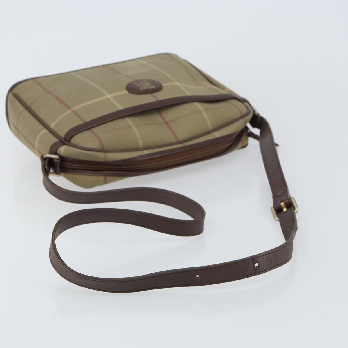 Burberry Nova check Shoulder bag Canvas, BEIGE, CANVAS, Shoulder bag