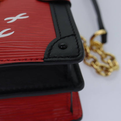 Louis Vuitton Trunk Clutch Epi Leather, RED, LEATHER, Clutche & pouche