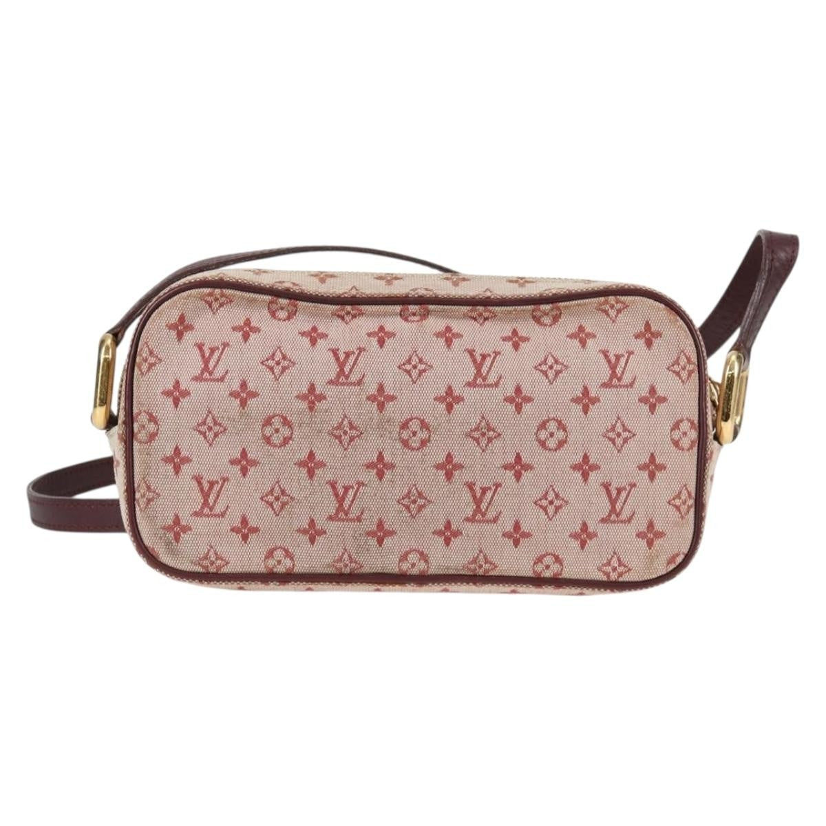 Louis Vuitton Juliette Crossbody Bag Mini Lin, RED, CANVAS, Shoulder bag