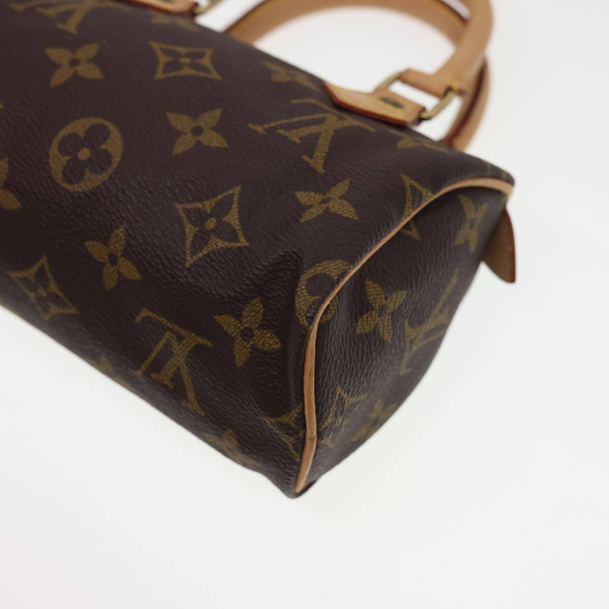 Louis Vuitton Speedy Mini HL Handbag Monogram Canvas, BROWN, CANVAS, Handbag