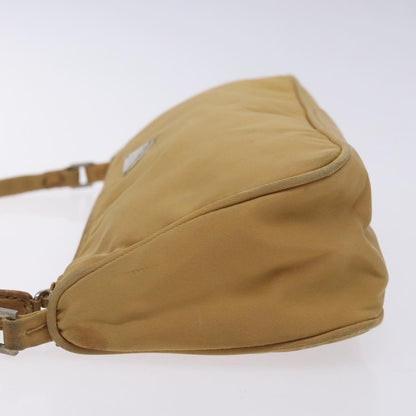 Prada Pochette Shoulder Bag Tessuto, BEIGE, NYLON, Clutche & pouche