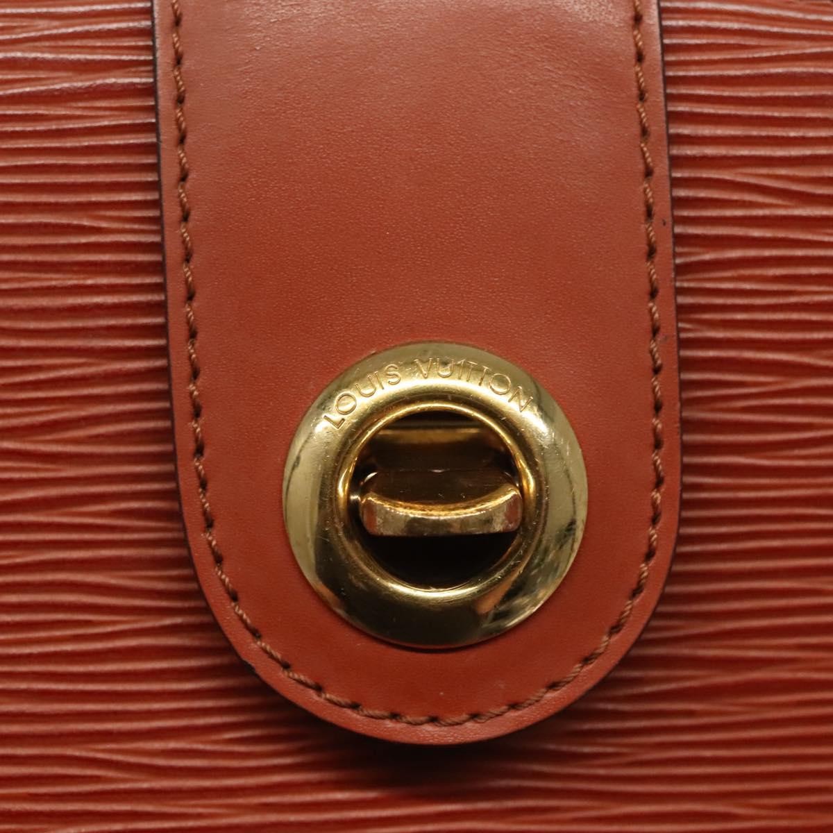 Louis Vuitton Cluny Shoulder Bag Epi Leather, BROWN, LEATHER, Shoulder bag