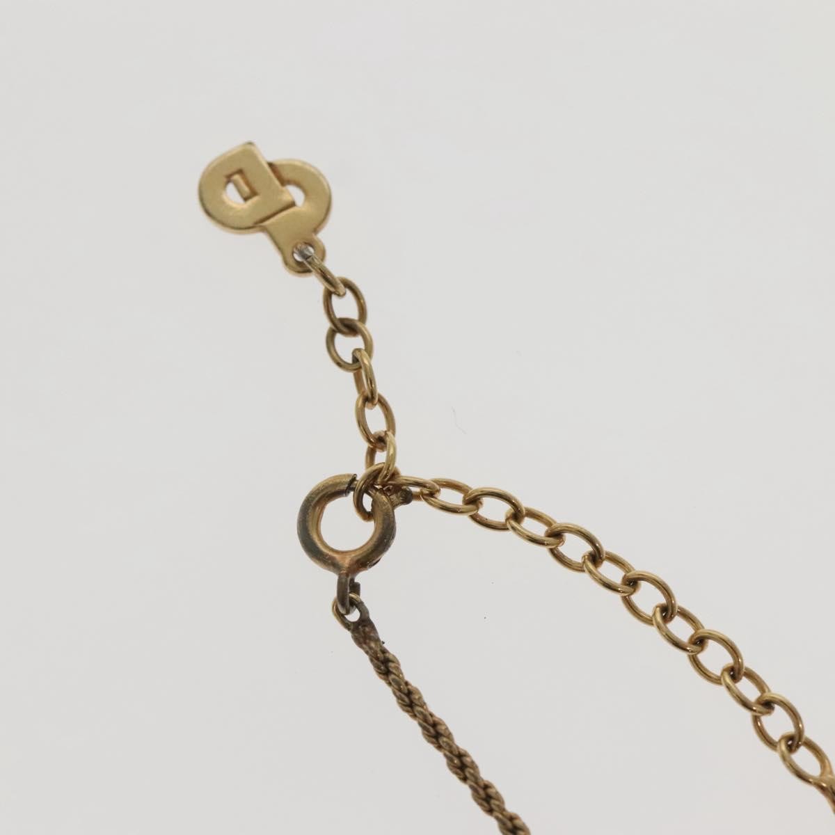Christian Dior CD Pendant Necklace Gold-plated, GOLD, GOLD_PLATED, Necklace