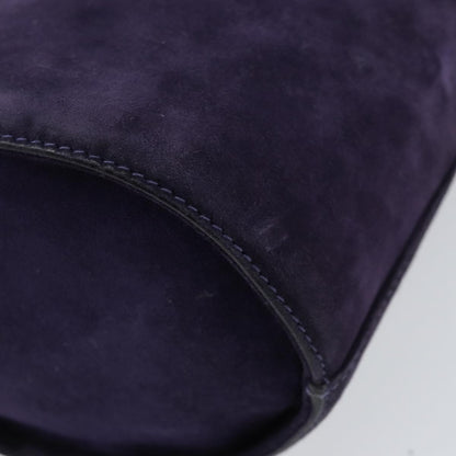 Salvatore Ferragamo Vara Bow Top Handle Bucket Bag Suede, PURPLE, SUEDE, Handbag