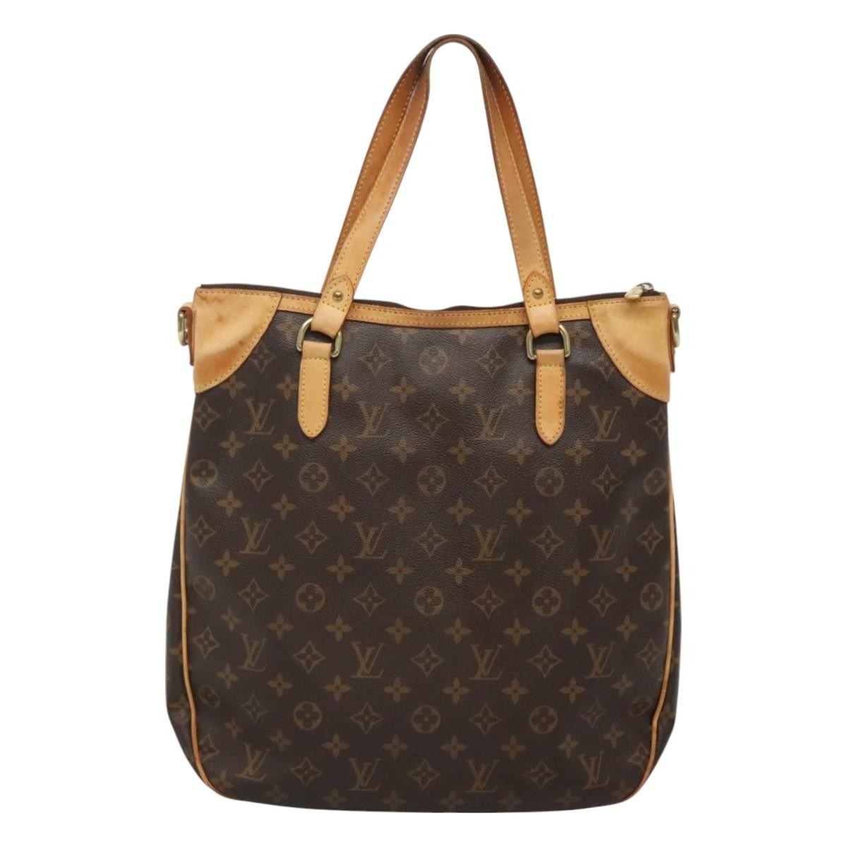Louis Vuitton Odeon Handbag Monogram Canvas, BROWN, CANVAS, Handbag