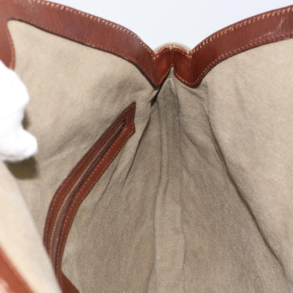Gucci Vintage Bamboo Hobo Canvas, BEIGE, CANVAS, Handbag