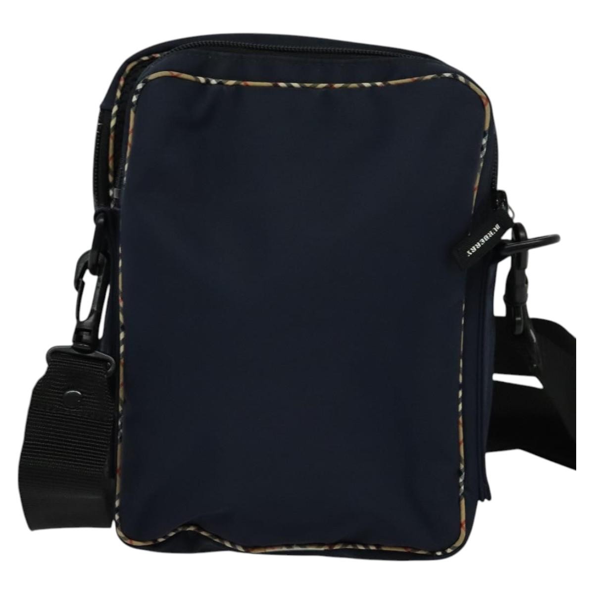 Burberry Vintage Shoulder Bag Nylon, NAVY, NYLON, Shoulder bag