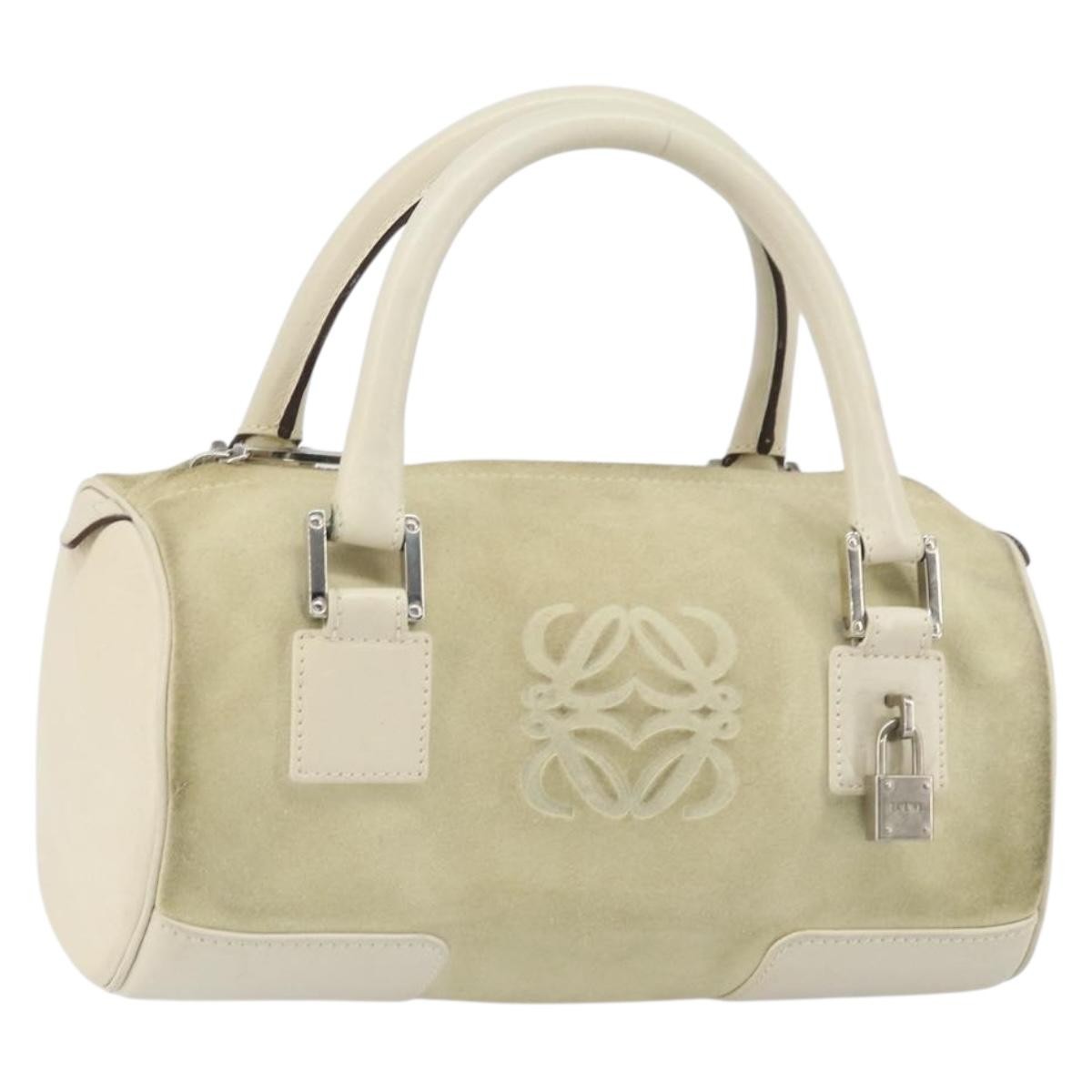 Loewe Amazona Bag Suede, BEIGE, SUEDE, Handbag