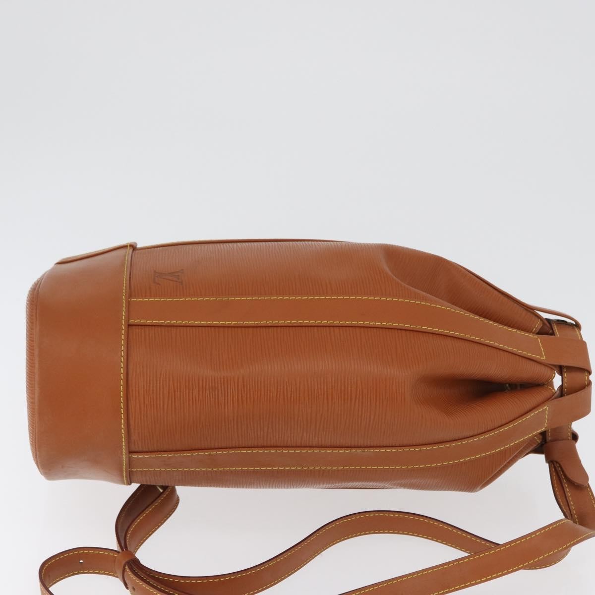 Louis Vuitton Randonnee Backpack Epi Leather, BROWN, LEATHER, Backpack